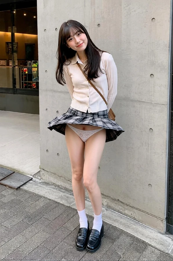 生成した着エロ画像の変換前後サンプル